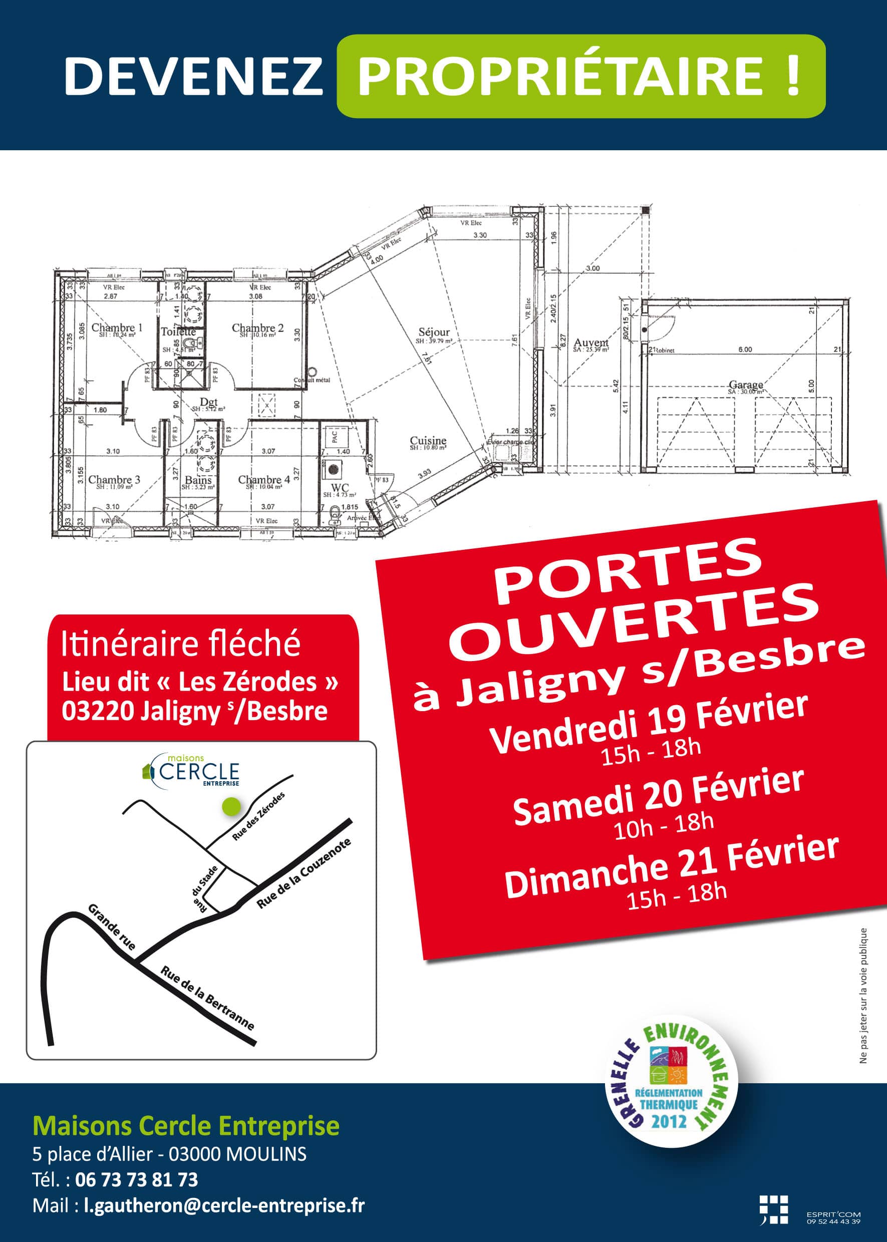 Flyer A5 PO Cercle Entreprise Jaligny fev 2016 135gr 2500 ex